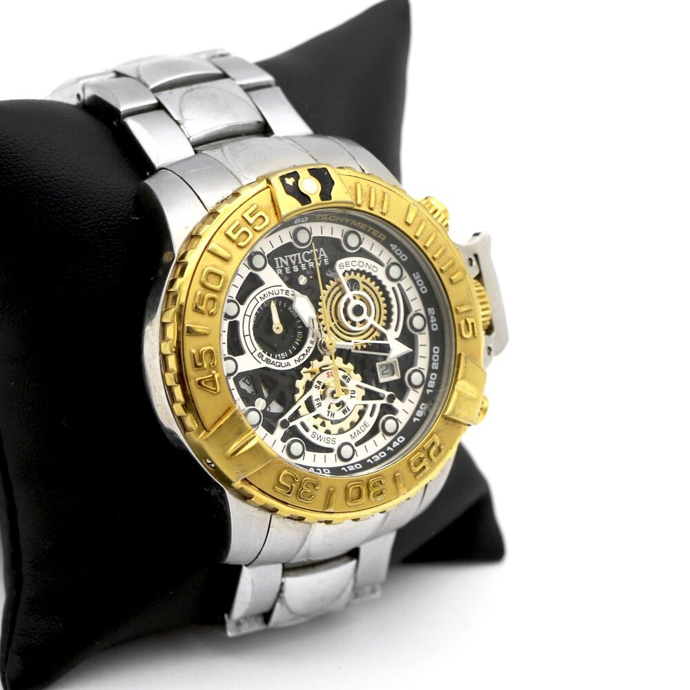 Invicta Subaqua Noma II Two Tone Chronograph Watch
